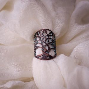 Oxidized Bronze park a ring